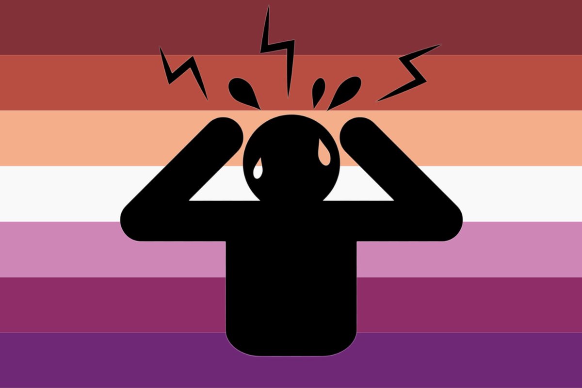lesbianluvr_'s tweet photo. i have a lesbian headache i lesbian headache https://t.co/bhVbiZTG6s