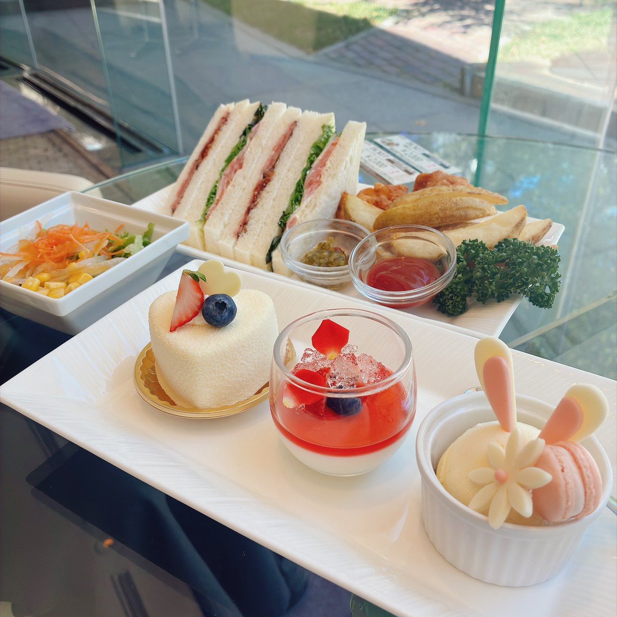 デザートプレート ジマコス5 プレミアホテル中島公園札幌のジマコス専用「軽食プレートと