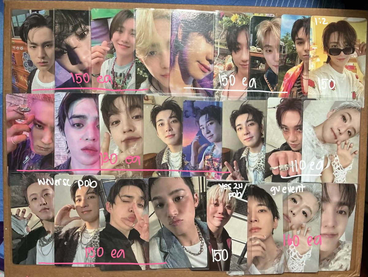 kei81040's tweet photo. wts lfb ph svt quitting sale
whole pc set - 210 pcs (14.5k payo, 15.5k dop 30% nrdp) 

mod: jnt direct
mop: gcash, maribank

note: disregard the prices per pc

🏷️ svt seventeen random photocards scoups jeonghan joshua jun hoshi wonwoo woozi mingyu dk seungkwan vernon dino https://t.co/pi20sJGO0E