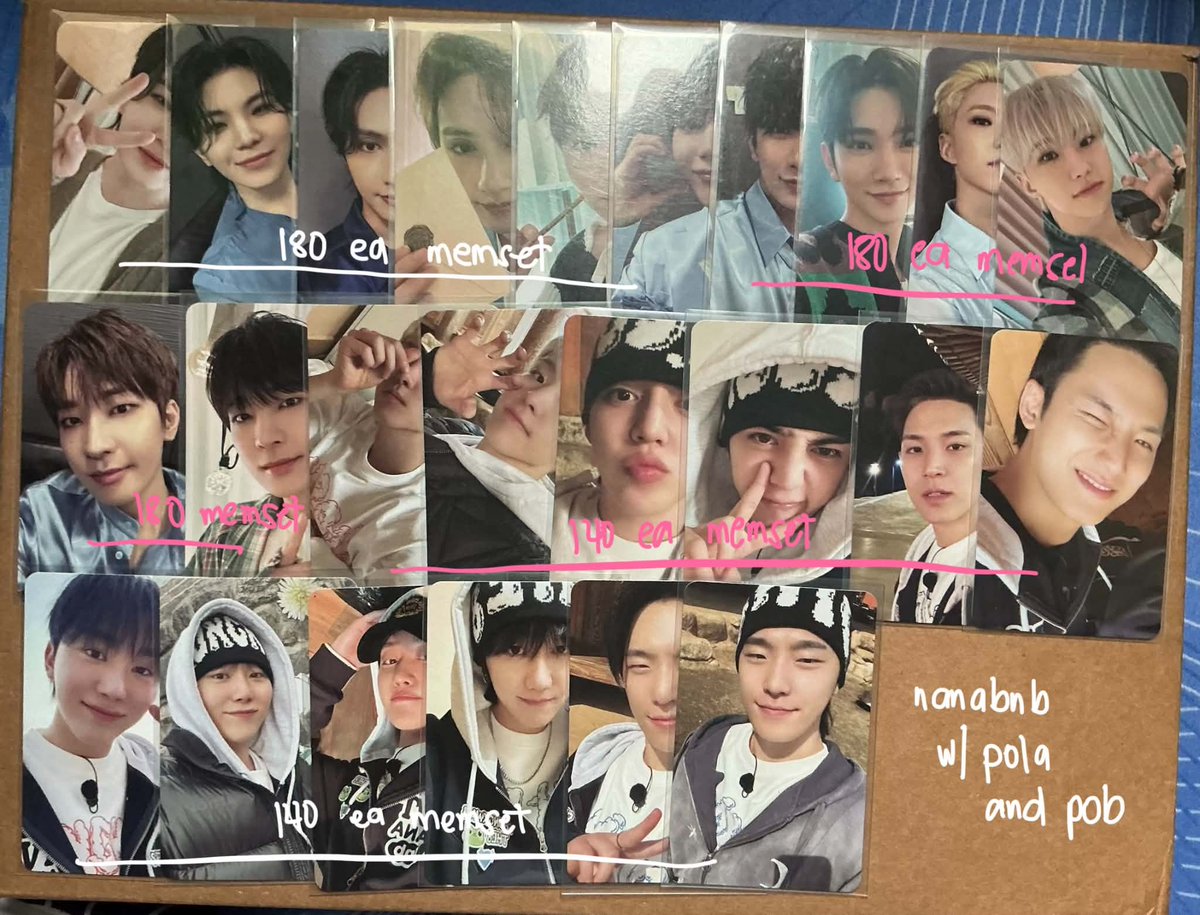 kei81040's tweet photo. wts lfb ph svt quitting sale
whole pc set - 210 pcs (14.5k payo, 15.5k dop 30% nrdp) 

mod: jnt direct
mop: gcash, maribank

note: disregard the prices per pc

🏷️ svt seventeen random photocards scoups jeonghan joshua jun hoshi wonwoo woozi mingyu dk seungkwan vernon dino https://t.co/pi20sJGO0E