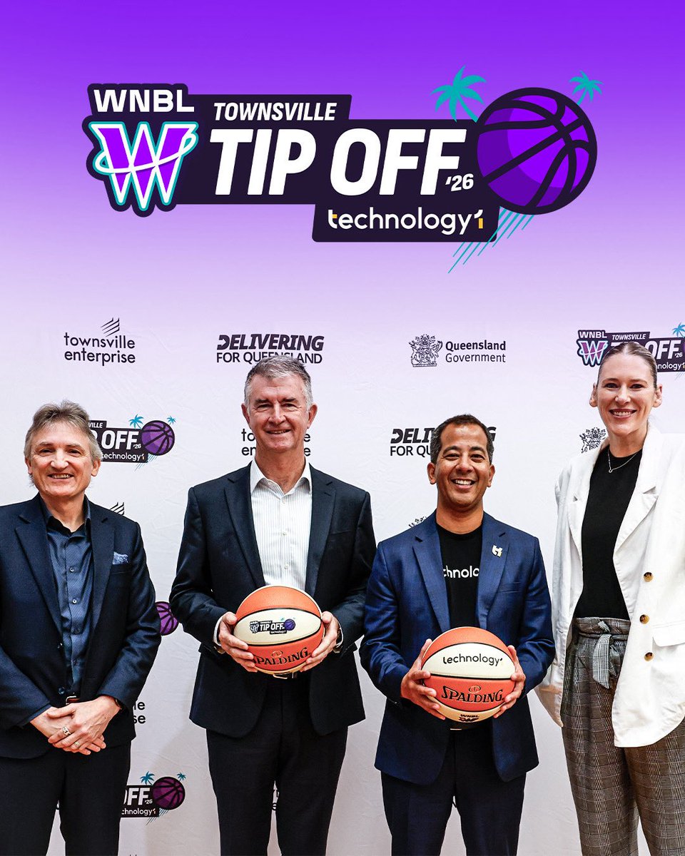 WNBL's tweet photo. The WNBL is proud to announce the inaugural naming rights partner for its pre-season tournament, The @TechnologyOne Townsville Tip Off 💡

Read more: https://t.co/ElUXJ8DRfv

#WNBL #TechnologyOne #VisitQueensland https://t.co/ZNSFAPXSix