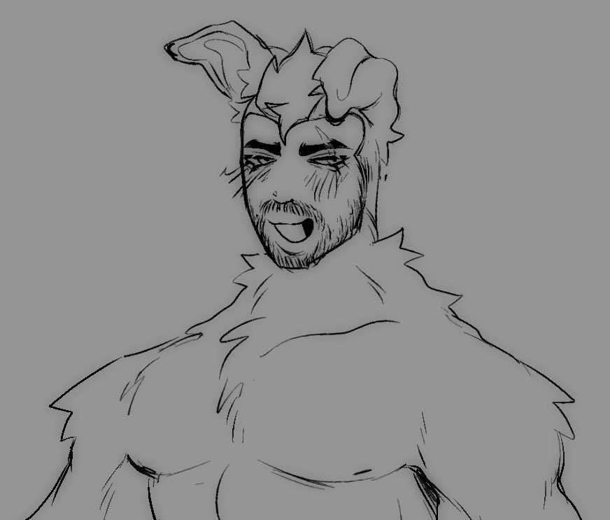 30knives's tweet photo. Should I finish this 6 month old sketch or give up. Bear Price and Lab Soap https://t.co/oAOPrhtoAr
