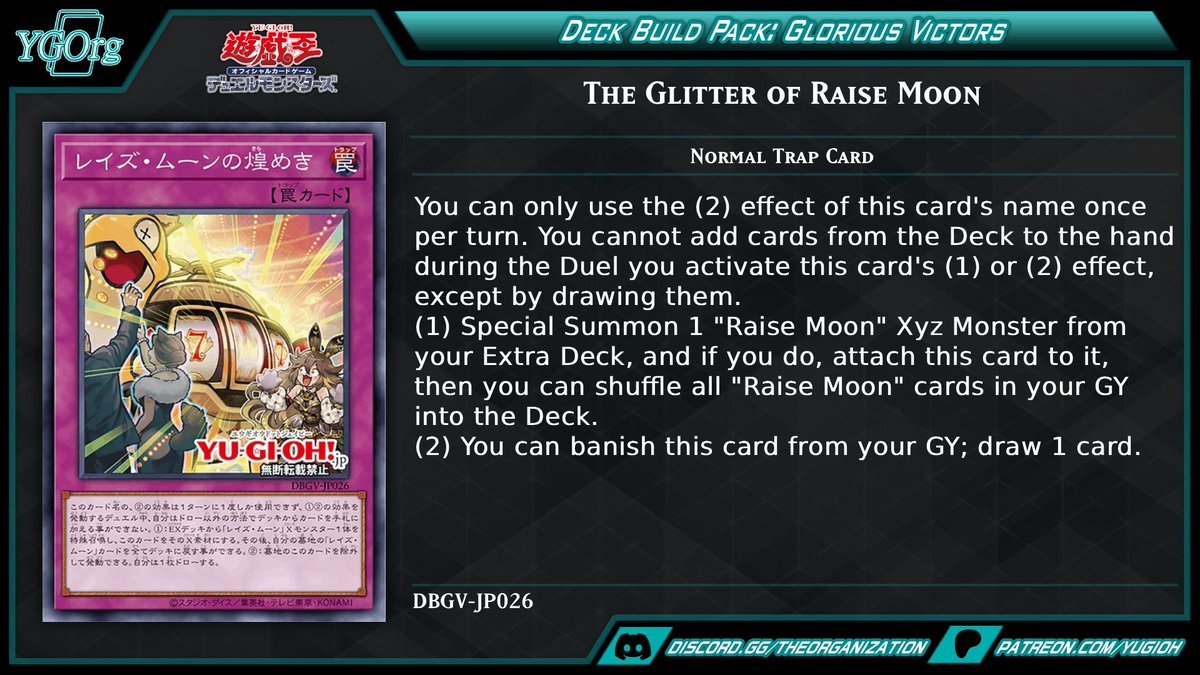 ygorganization's tweet photo. ◆ Deck Build Pack: Glorious Victors ◆

All that glitter is gold, darlin'

#yugioh #遊戯王 https://t.co/46HRSKV5jC