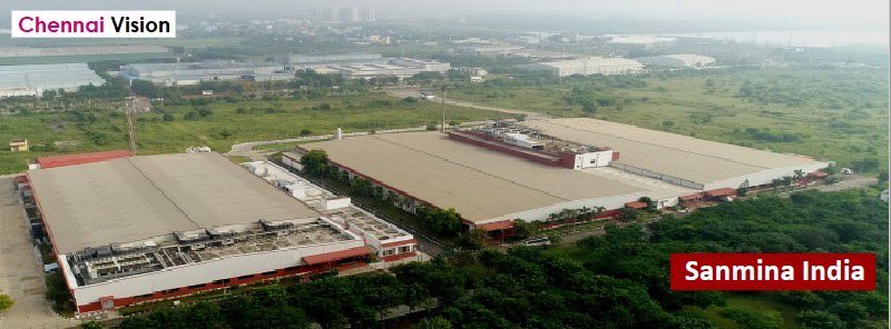 UpdatesChennai's tweet photo. SANMINA-SCI - JV between US based 🇺🇸Sanmina and 🇮🇳Reliance Industries to further expand its Chennai campus to manufacturing high-technology electronics hardware with jobs for 1,350 people... #InvestInTN #EMSHub https://t.co/eewUE4b9qU