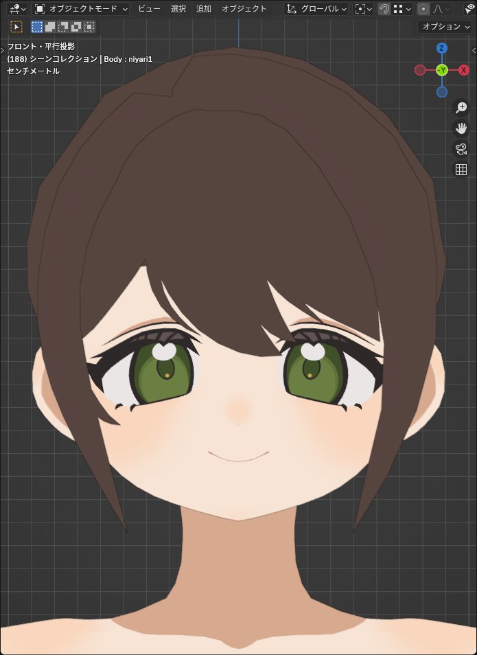 pawachan3d's tweet photo. テクスチャ作成
顔全体、特に横顔の大幅な調整
←調整後　調整前→ https://t.co/KzBD7Snwup