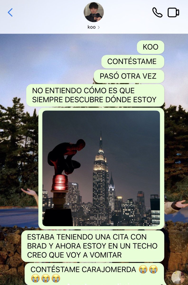 loverdiess's tweet photo. mini #kooktaeau — loser. 

— “Hey, soy Jk, alias Spiderman. Y creo que me enamoré de mi mejor amigo.” https://t.co/O5W5H1b5l7