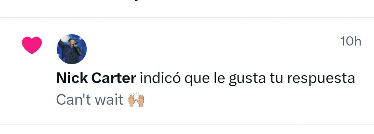 Diangelika's tweet photo. CC Nick le da me gusta a tu post 🥰🥹 https://t.co/OIGKu49pCr
