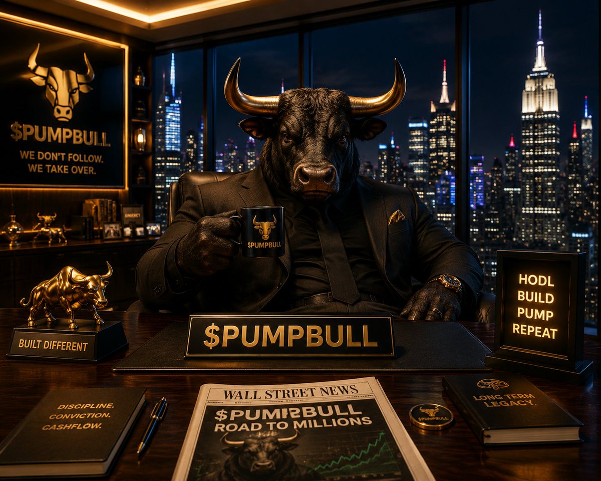 JamalHaynes10's tweet photo. While everybody else is sleeping… the BULL is still working. 🐂🌃

$PUMPBULL isn’t sitting around waiting for attention.

WE BUILD. WE HODL. WE GRIND. WE GROW. 📈

From a small herd to something much bigger — the mission hasn’t changed.

ROAD TO MILLIONS. 🏙️🔥

@PumptheBull

🤘 HORNS UP! 🐂

#PUMPBULL #Solana #Memecoins