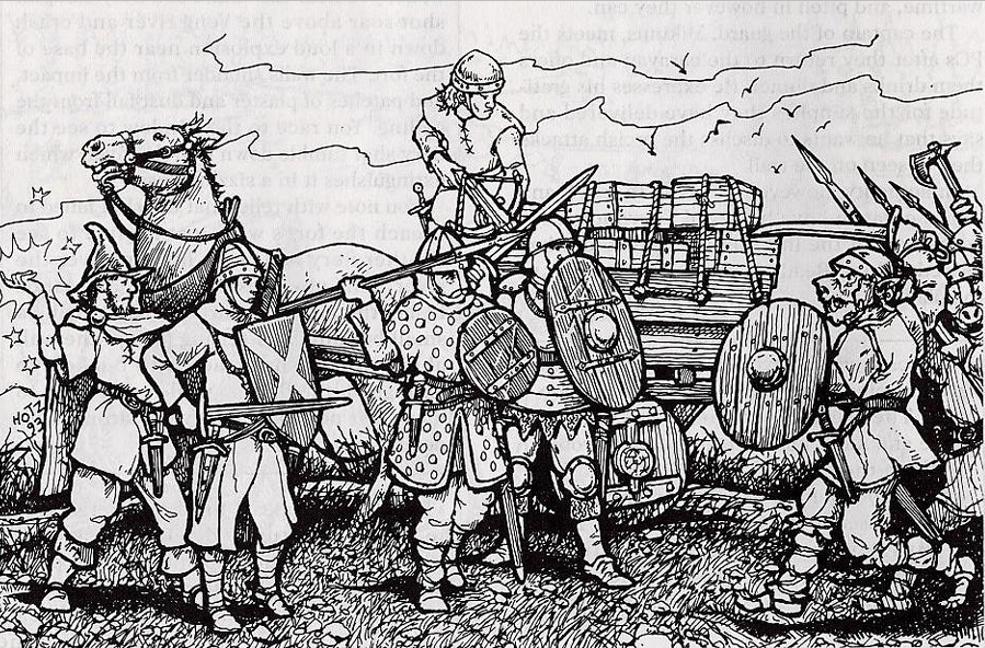 OldSchoolRPGArt's tweet photo. Eric Hotz - Art from 𝘞𝘎𝘔1: 𝘉𝘰𝘳𝘥𝘦𝘳 𝘞𝘢𝘵𝘤𝘩 (Paul T. Riegel), AD&D 2e, 1993, TSR, Inc. Intended for 4-6 characters of levels 1-3. #dnd #dndart #fantasyart #ttrpg #ttrpgs #ttrpgart #TSR https://t.co/e837WfnX0L