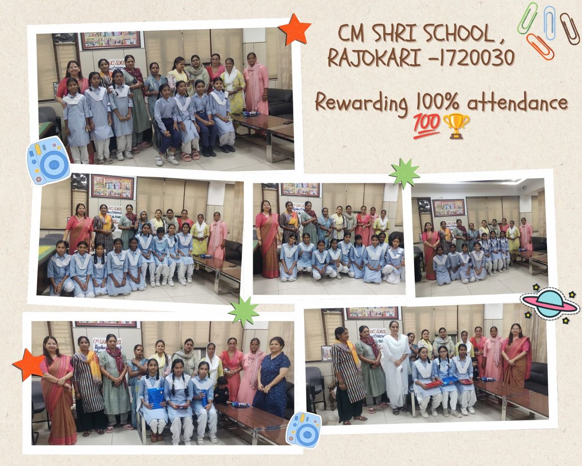 SRajokari's tweet photo. 🎖️ 100% Attendance – A Commitment Worth Celebrating!
Recognising dedication, discipline and regularity. 👏 https://t.co/vml72tBaSJ