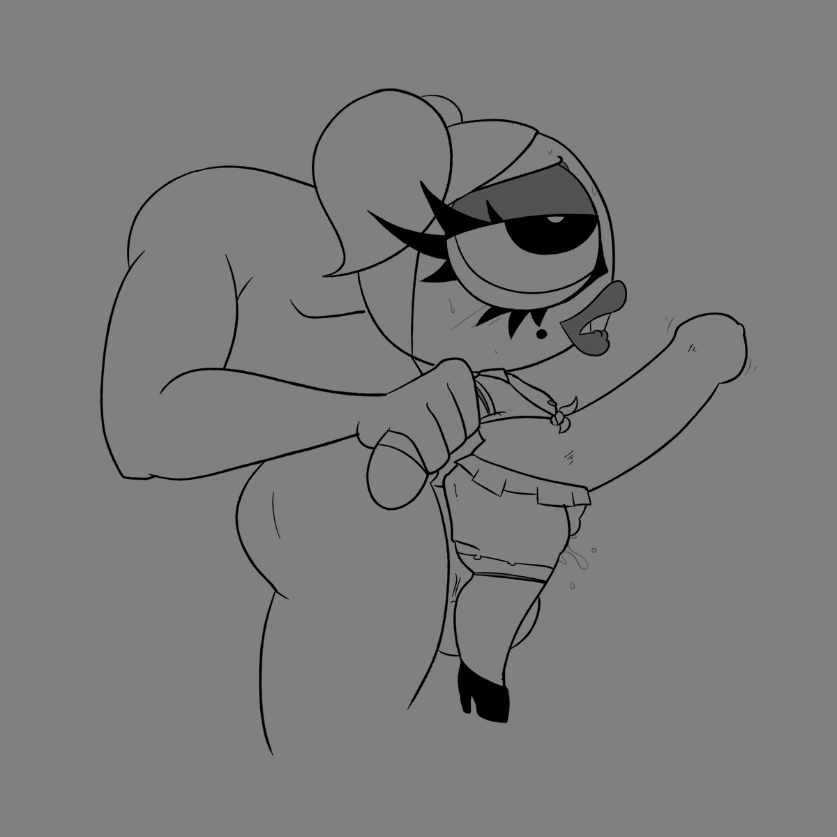 this_sl0th's tweet photo. A pair of Trashy Bubbles from that one episode. Comms for Anon! #nsfw #ppg #powerpuffgirls #bubbles https://t.co/3eS6pF0GQO