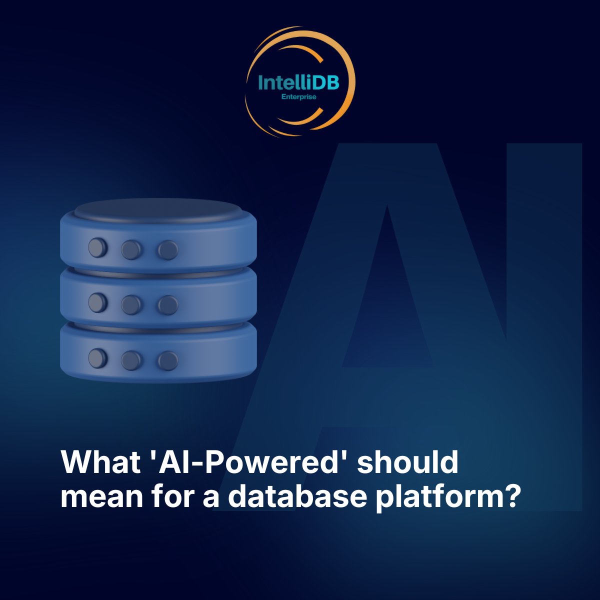 IntelliDBent's tweet photo. Part 1 - AI-native gets used loosely. For a database, it should mean one thing: turning real workload data into specific fixes like indexes and query rewrites. #AI #Database #Dashboard https://t.co/9g0FbeuZyz