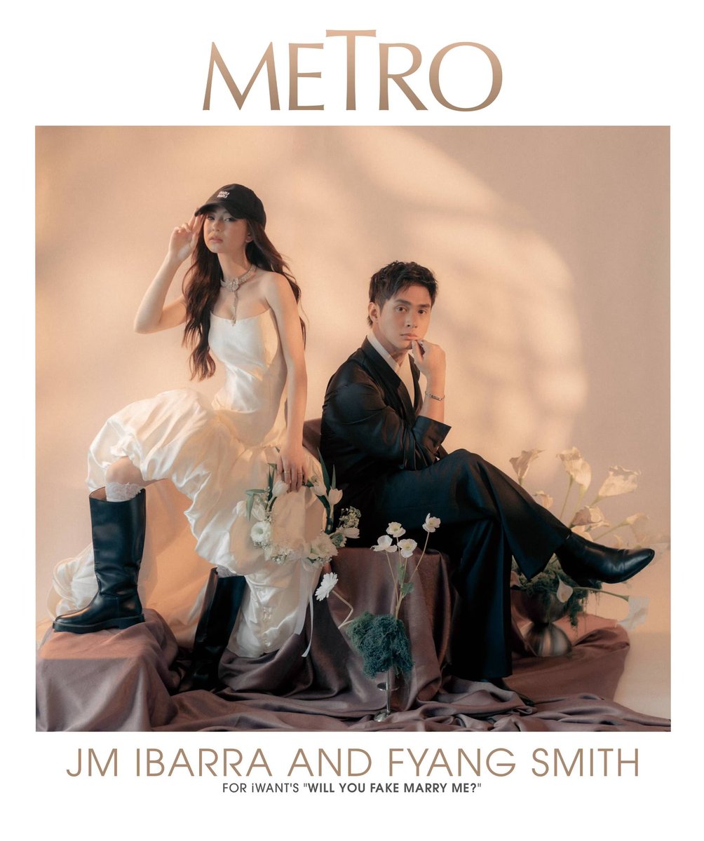 JMFyangOfficial's tweet photo. 'Will You Fake Marry Me?' Stars JM Ibarra and Fyang Smith in a Dreamy Metro Weddings Editorial https://t.co/kyLHRBukzG https://t.co/BLeRqfdBnv
