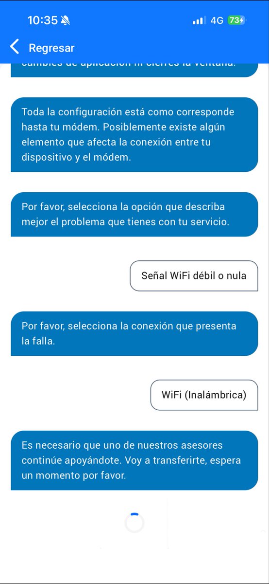 LaloyYa_'s tweet photo. Porquería de atención a clientes @infinitum  @TELMEXSoluciona llevo 4 horas en el mismo paso, lo he repetido muchas veces y de ahí no pasa.

Por qué no avisan en
La app que hay una falla en muchas zonas del país. ?????? https://t.co/3niJTpyiAu