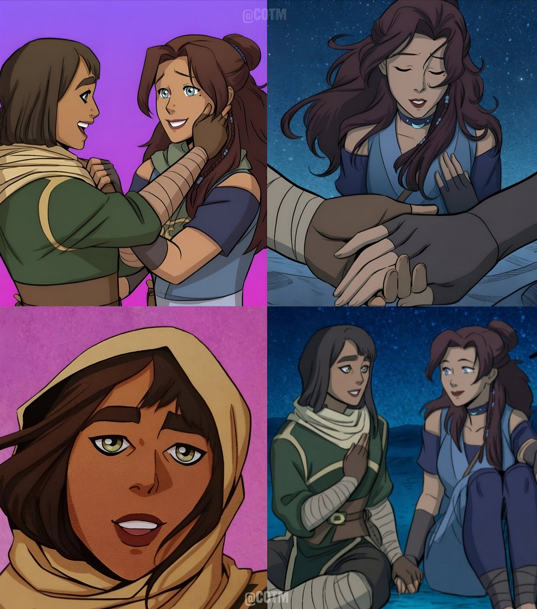 CartoonsOTMoon's tweet photo. El nuevo cómic de AVATAR parece revelar al interés amoroso de Kya en su juventud.

Tanto Aang como Katara apoyaban su orientación. https://t.co/oaadb1fopG
