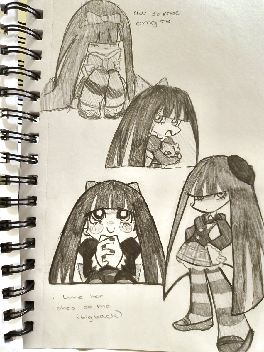 mokatonin's tweet photo. i lowk forgot to post art soooo here's some posts
i love stocking omg
she's so me
psg artstyle is so cute 
#stockingpsg https://t.co/CRDCoUKH0z