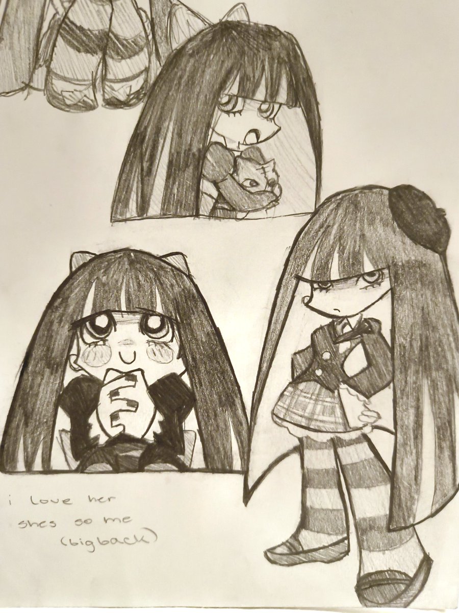 mokatonin's tweet photo. i lowk forgot to post art soooo here's some posts
i love stocking omg
she's so me
psg artstyle is so cute 
#stockingpsg https://t.co/CRDCoUKH0z