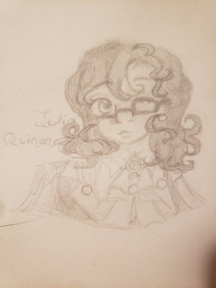 C0RALSYNDR0ME's tweet photo. In honor of oomf not being able to draw digitally I drew traditionally after a year to show my support. my gfie julia.. https://t.co/jHXie7eDsO