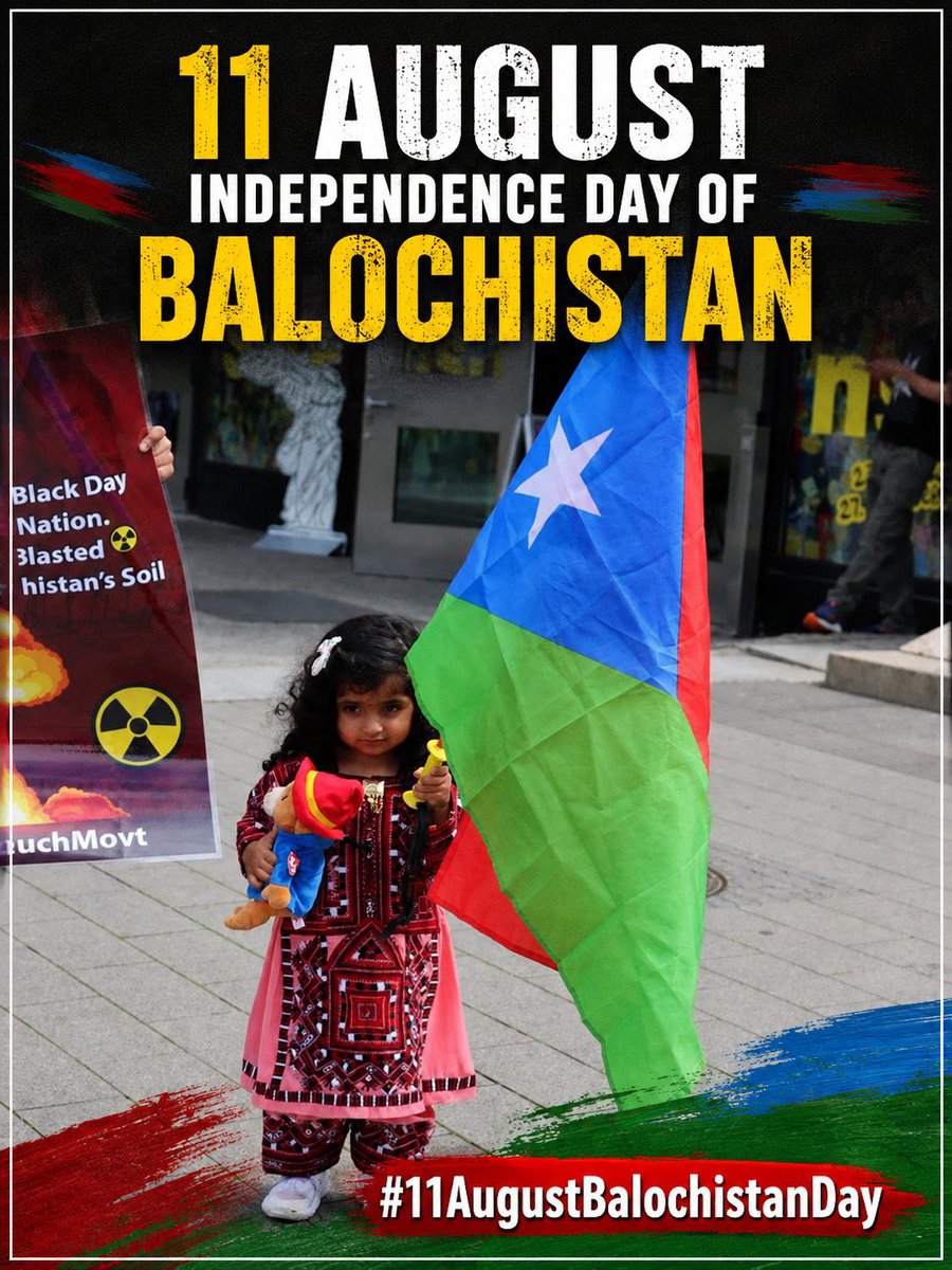 Lalitksharma05's tweet photo. As Balochistan celebrities it’s 1st Independence Day , we convey our warm wishes for a peaceful &amp; prosperous future. 
@UN @UNHumanRights let the rights, sovereignty &amp; freedom be the foundation of this nation, come forward for acceptance &amp; protection. @balochistan @miryar_baloch https://t.co/tBQAlyaw3s