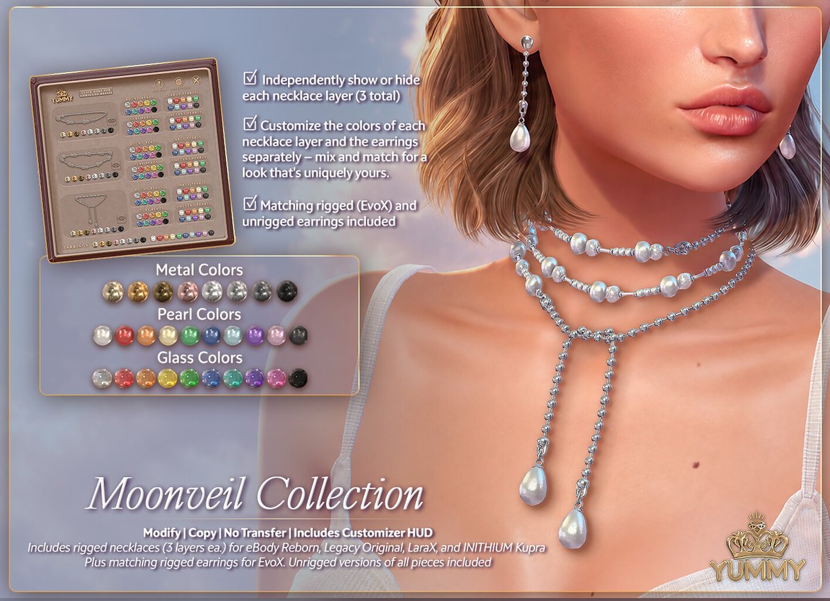 KawaiiFeedSL's tweet photo. (Yummy) Moonveil Collection @ C88〡Taxi: https://t.co/Yfhz6TapWl
#SecondLife #Yummy #C88 #Secondlifeevent #Secondlifecontent #KawaiiFeed https://t.co/ezj715QAhl