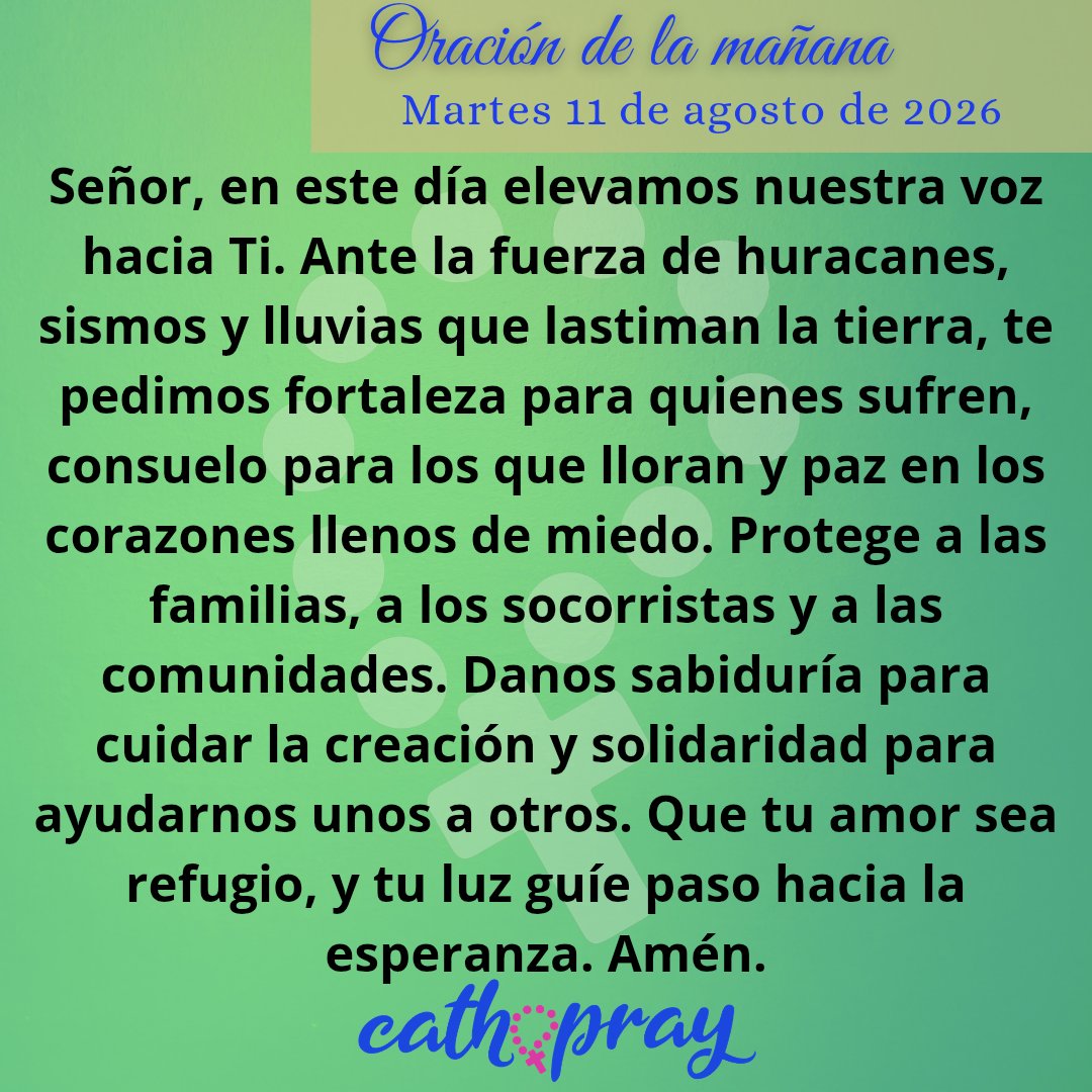 cathopray's tweet photo. #Oración de la mañana. Martes 11 de agosto de 2026.

* Laudes de hoy: https://t.co/7a0jxGaU8E https://t.co/X1vl7veAit