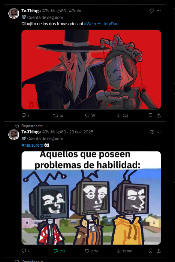 Tvthings03's tweet photo. yo tengo dos lados https://t.co/c22WqpuANL