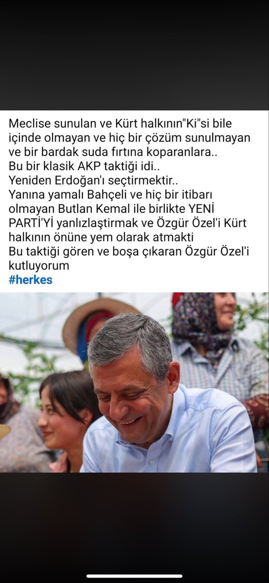 ekuleyin's tweet photo. @oguzzatsiz @eczozgurozel ufak atın da civcivler yesin ,, hayır demeyi bilemedi mi yani ? adam akp nin oyununu bozdu ,, muhtemel akp dem yakınlaşmasının oya tahvil edilme ihtimalini minimize etti ,, ne çabuk yargıya varıyorsunuz ! https://t.co/xX9omRRxux