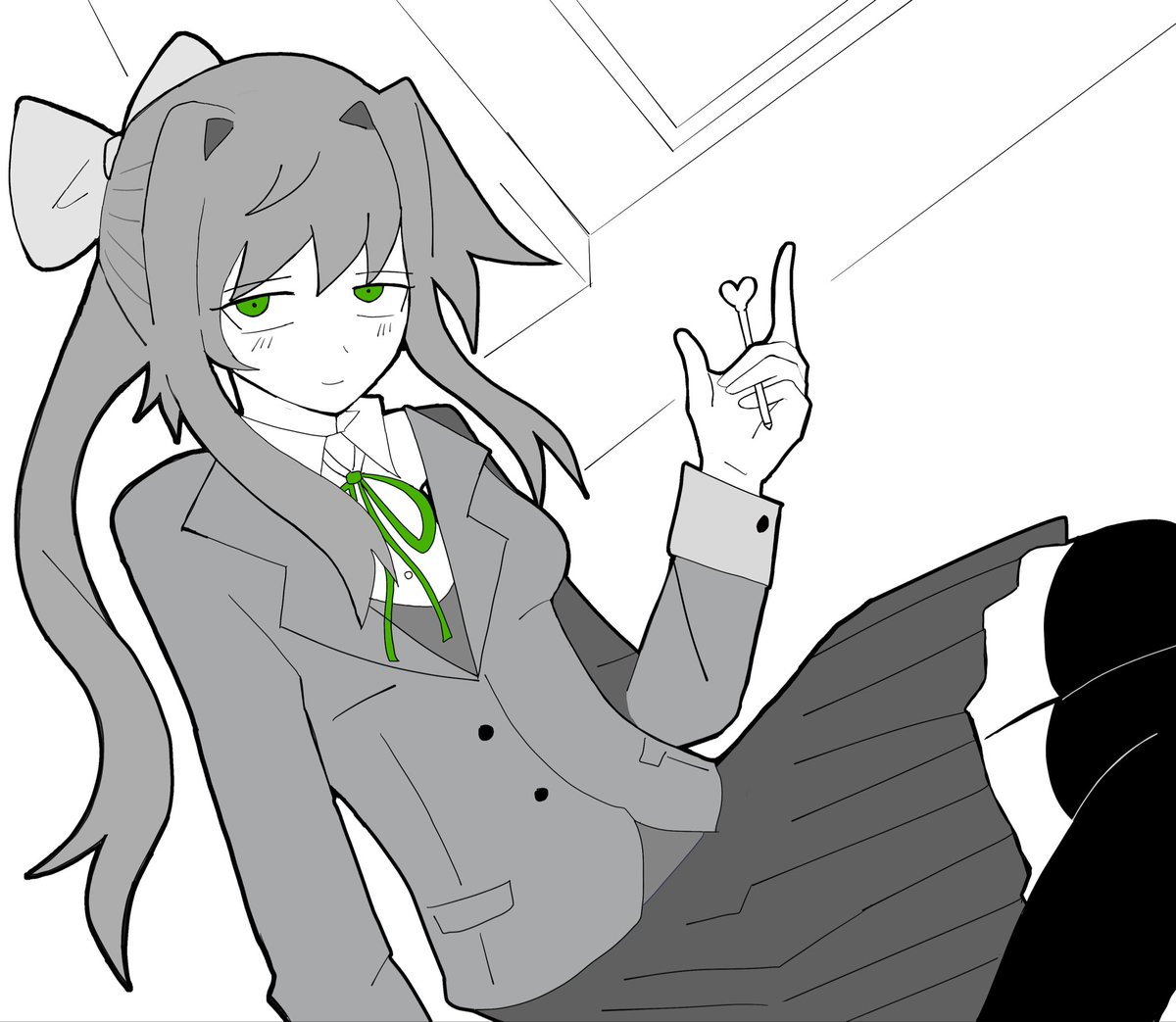 raygun_www's tweet photo. I love you | #ddlc #monika https://t.co/6Be60KZTZS