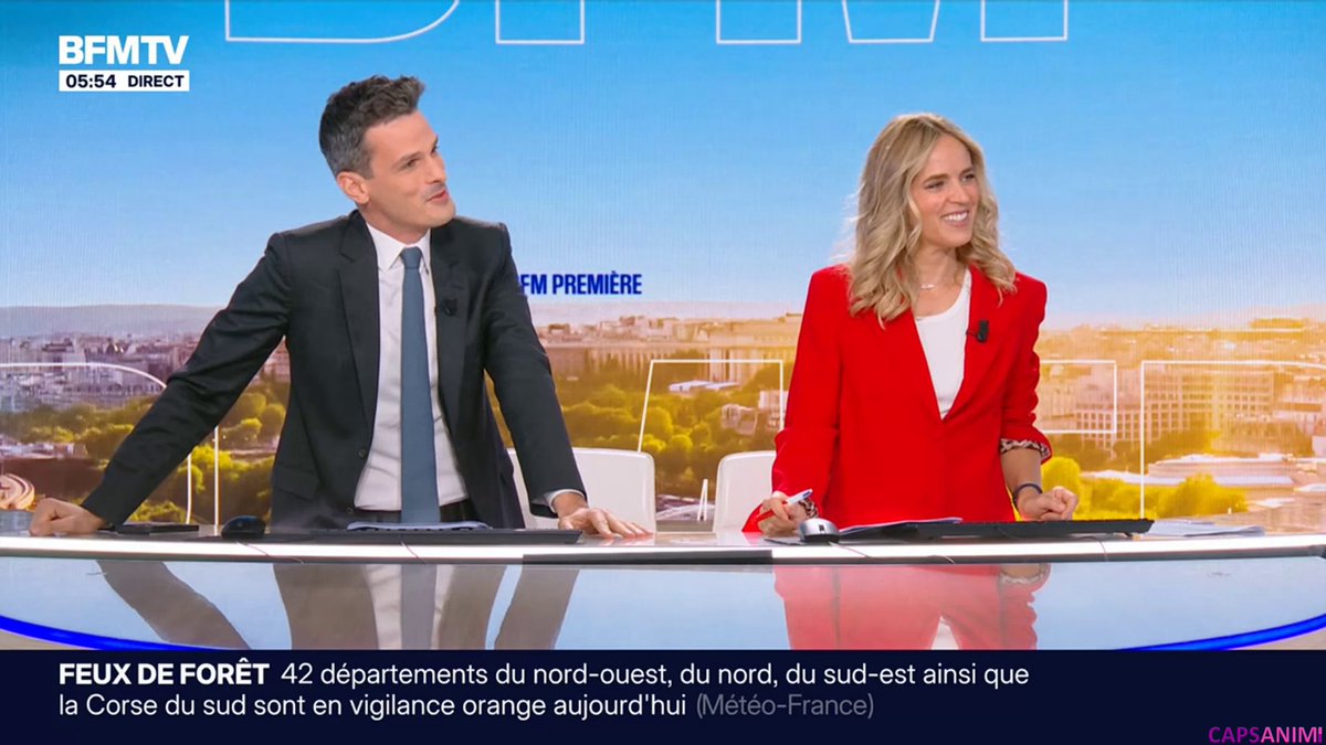 CapsAnim's tweet photo. 📺 @Claire_Arnoux aujourd'hui pour BFM Première https://t.co/ZCdN0nWNXP