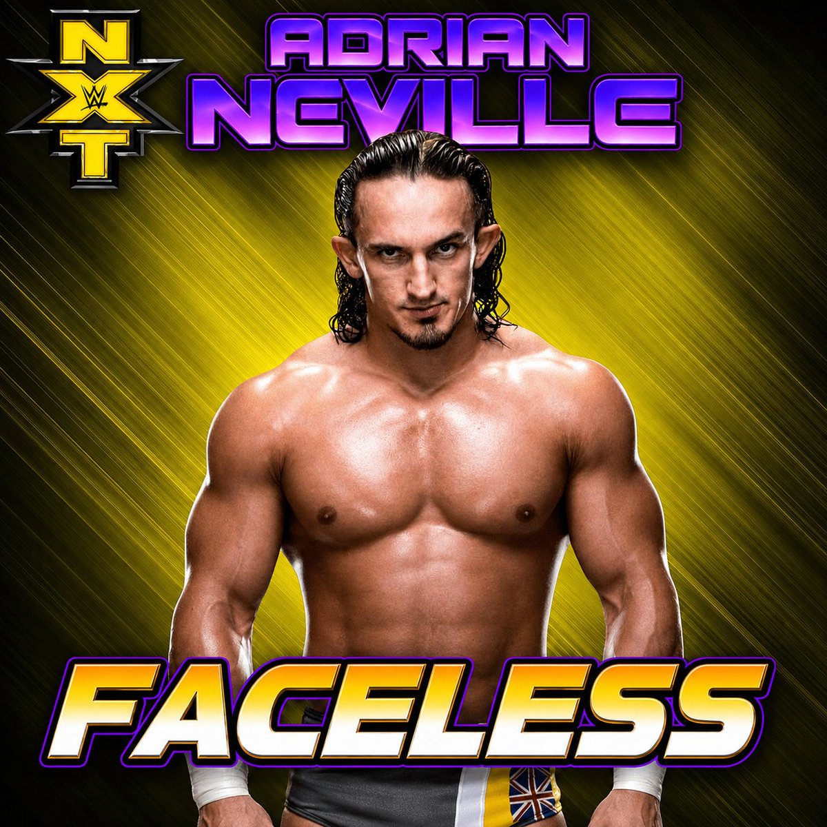 UnchosenSoul's tweet photo. My Custom Artwork Cover For WWE NXT  Entrance Music 

1; Faceless (Adrian Neville)
2; Texas Special (Bo Dallas)
3; Echoes (Baron Corbin)
4; Seventeen Television (CJ Parker) https://t.co/aIlOgmhfOC