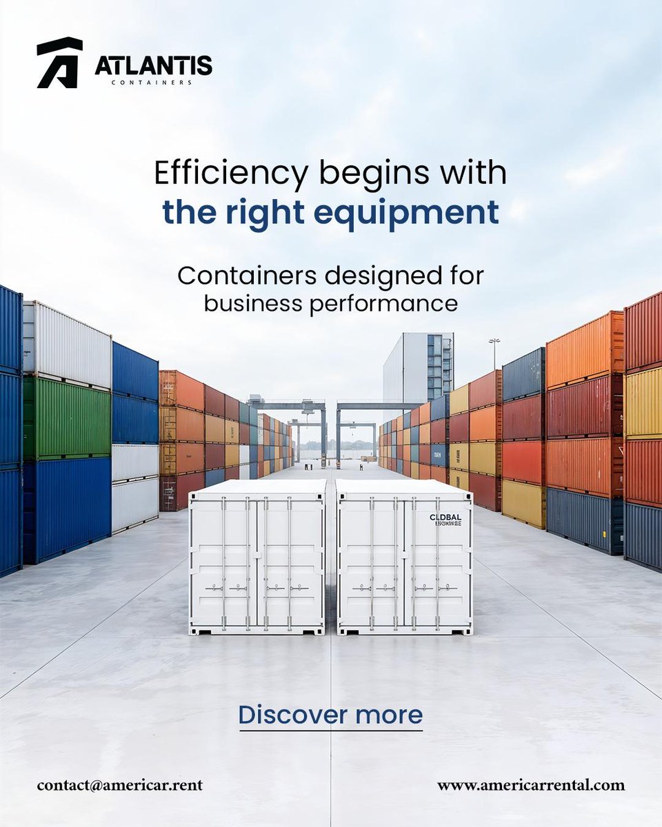 AtlantisCargo's tweet photo. Business efficiency starts with choosing the right equipment. https://t.co/R1qtkV1iMc