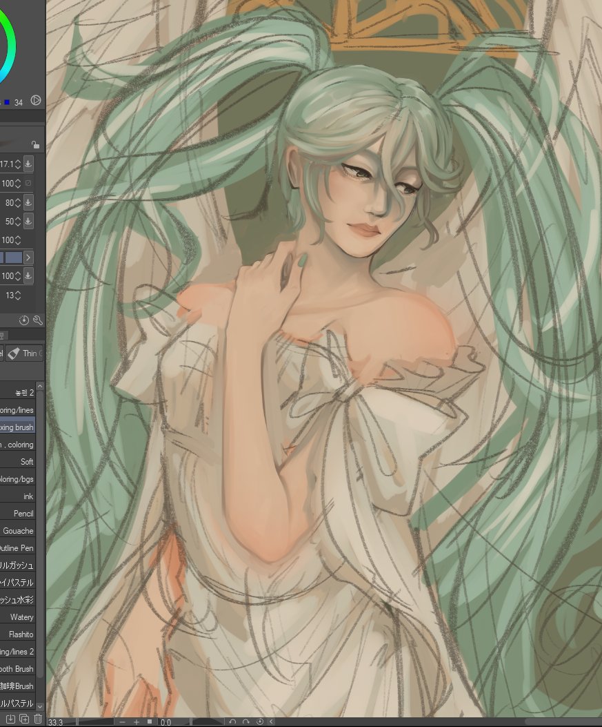 rainc1oud_'s tweet photo. muse of creation WIP!!!!

#hatsunemiku #vocaloid https://t.co/DLJ7KXuQHH
