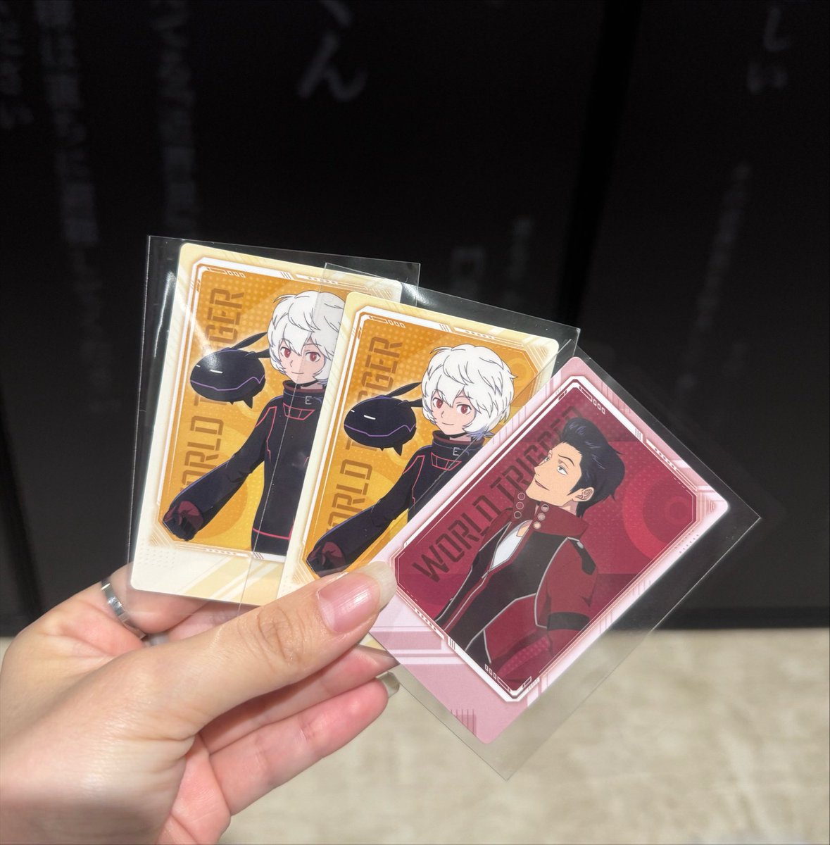 ipyon22's tweet photo. 【交換】ワールドトリガー REBOOT展 ポラショットコレクション TypeA

譲｜空閑 当真

求｜三輪

✧ 池袋手渡しのみ
✧ 初回ツイフィ必読

現在池袋におります。
検索よりお気軽にお声がけ下さい🌼 https://t.co/vA6lX7Zpu7