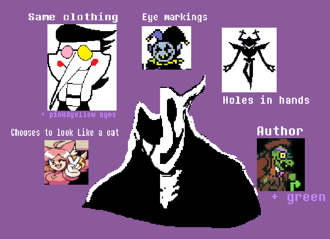 MetalicaLocura's tweet photo. Friend as evil annoying dog thing

I imagine it would be a more LE like situation where Friend is a "humble servant" by being a stand-in/host for Gaster until he decides to hatch with a more "serious" look https://t.co/JMVA8u0GFa
