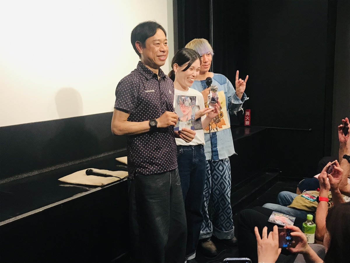 cinemaskhole's tweet photo. 昨日8/10㊊『#ライフ・イズ・ビューティフル・オッケー』#石田忍道 監督×#田丸大輔 さん×#誠子 さん（お笑い芸人）によるトークショー、誠にありがとうございました！映画と重なるような誠子さんご自身の体験を交え、映画の魅力を語っていただくすばらしい時間でした。上映は8/14㊎まで！※8/12休映。 https://t.co/2TwBddUYt2