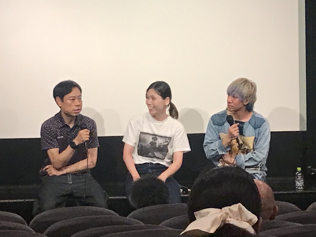 cinemaskhole's tweet photo. 昨日8/10㊊『#ライフ・イズ・ビューティフル・オッケー』#石田忍道 監督×#田丸大輔 さん×#誠子 さん（お笑い芸人）によるトークショー、誠にありがとうございました！映画と重なるような誠子さんご自身の体験を交え、映画の魅力を語っていただくすばらしい時間でした。上映は8/14㊎まで！※8/12休映。 https://t.co/2TwBddUYt2