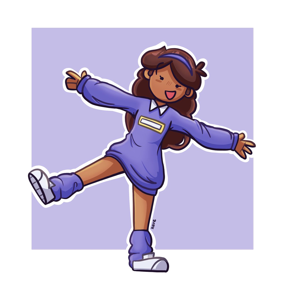 xave_yt's tweet photo. Havent sat down to draw anything in a while, little doodle of @PossiblyDara ♡ #art https://t.co/RdY0RqsQmW