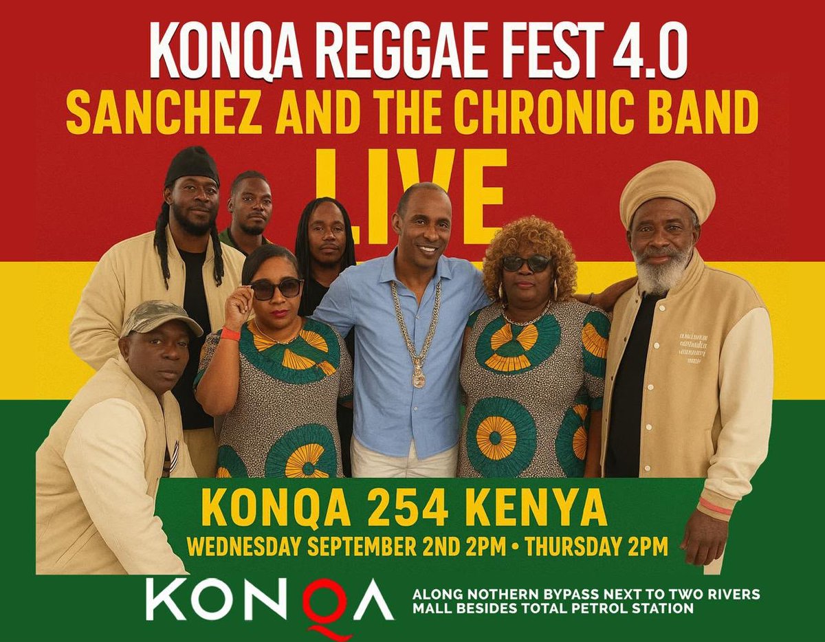 DjMrasNesta's tweet photo. SANCHEZ LIVE PERFORMANCE ‼️ SEPTEMBER 2ND‼️KONQA REGGAE FEST 4.0‼️ https://t.co/usZ8tzTmcw