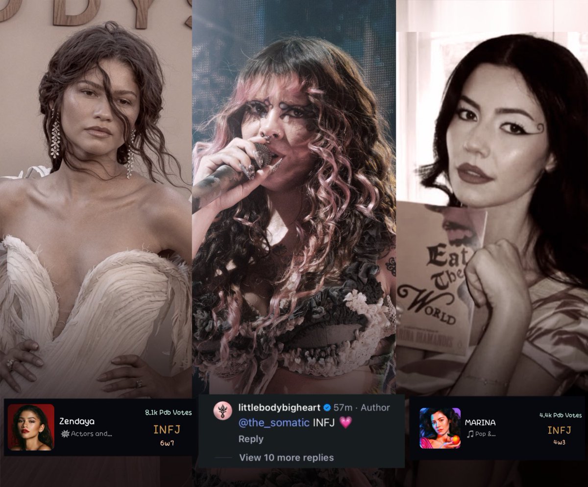 HarmonBoy_'s tweet photo. Melanie Martinez matches MBTI with Zendaya and MARINA https://t.co/9UCeVU7dWJ