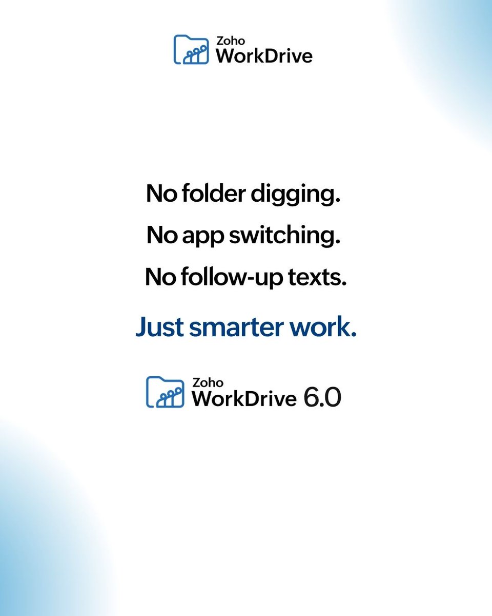 ZohoWorkDrive's tweet photo. ‌What if your AI assistant could actually get work done across your business apps? 

With #ZohoWorkDrive as a part of #ZohoMCP, you can connect your preferred AI agent with 950+ Zoho and third-party applications.

👉https://t.co/FucQvZfnde

#FutureOfWork #Productivity #Automation https://t.co/W5AohIhThf