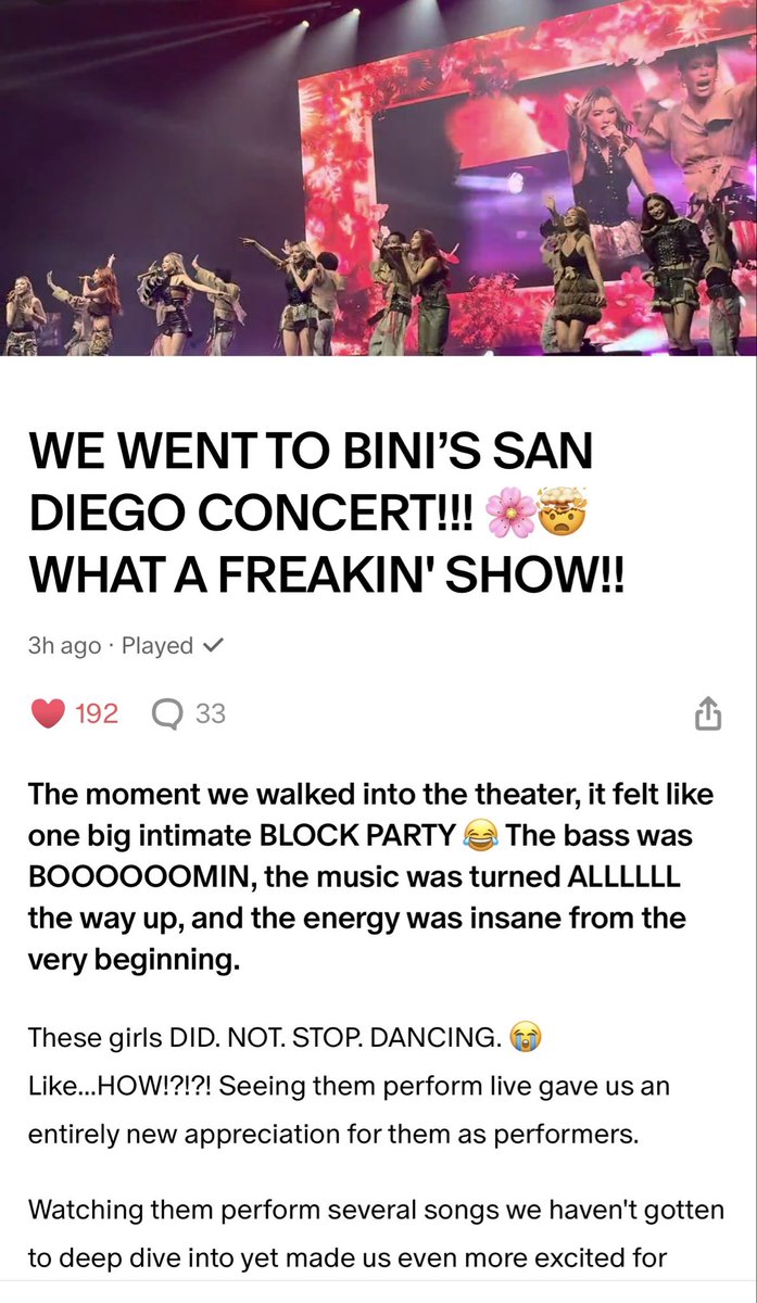 FabClare08's tweet photo. ✨AMAZING NIGHT WITH #BINI &amp; #Blooms 
-K&amp;J 

Jared immediately posted and a full vlog will be out soon! Subscribe to K&amp;J React on youtube and patreon ☺️ 

Gwenny nagselos ata si Kiana 🤣 https://t.co/bDh2xMdJP6