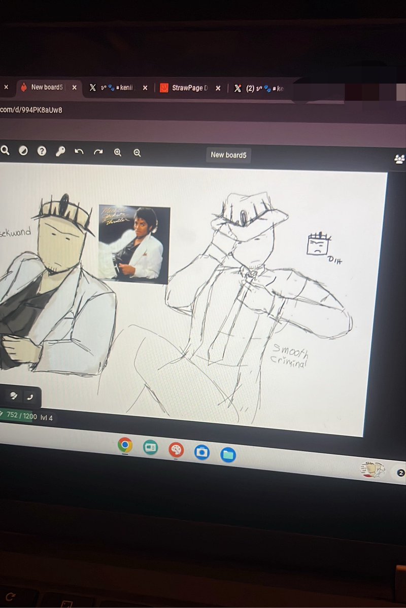 dusekwand's tweet photo. wip of dignity ib smooth criminal outfit https://t.co/1ndykviWow