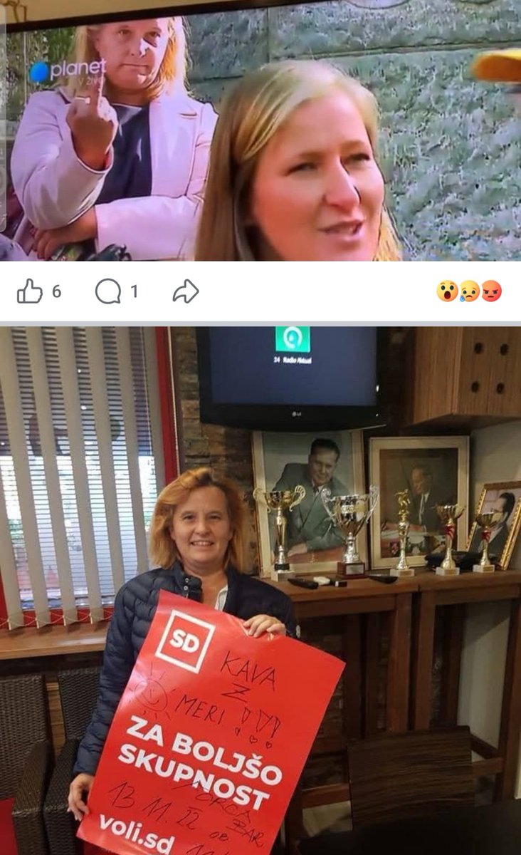 DrzavljankaS's tweet photo. Ena večjih prostakinj, skrajna levičarka Merima Sarajlija, ki zmerja in žali vse, kar je 🇸🇮 in za Življenje, je, glej glej, že 15 + let brezposelna in prejemnica socialne podpore. Tako pravijo pri SD, ki so jo nazadnje od sramu in prostaštva celo sami nagnali. DELI. https://t.co/acxcBOQTQq