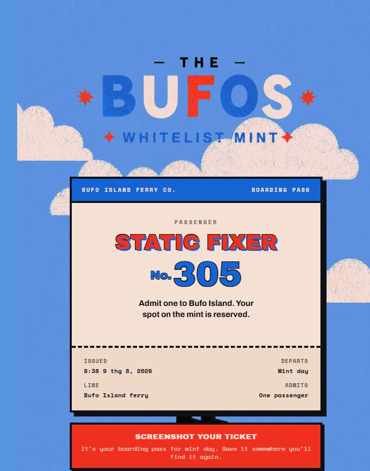 0xFirstStep's tweet photo. Feeling insanely lucky that I made it onto BUFO Island early… my friends are struggling hard to get in now 😭

Any chance left for them, @THEBUFOS ? https://t.co/DlsnqGQ8vC