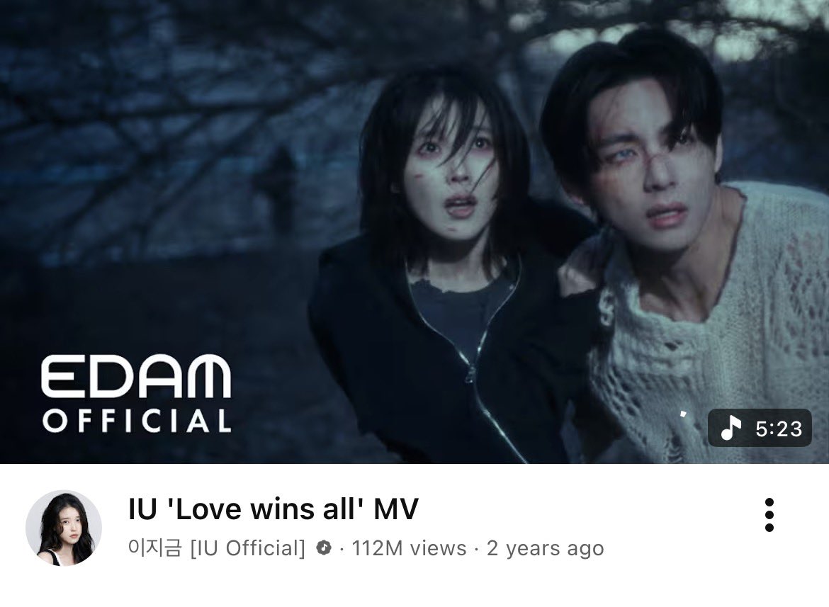 jjk_thv's tweet photo. Jungkook’s last repost is ‘🌘’ and the Background song is Taehyung and IU’s “Love wins all” 💛 https://t.co/HzpvVS9r5K