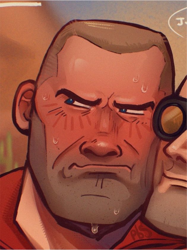 pobelkss's tweet photo. HEE
I love drawing his face too red. Actually cause I like how it reflects off the helmet
#tf2 #teamfortress2 #soldier https://t.co/xBnDGdNKY4