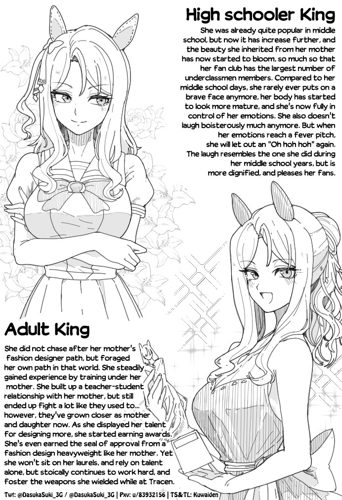 Kuwaiden's tweet photo. King Halo Through the Years by @DasukaSuki_4G 

She just gets even more first rate as the years go!

#ウマ娘 #Umamusume 
#ウマ娘英訳 #UmaTranslations https://t.co/spnO3S5rQw