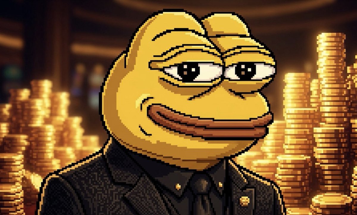 CryptoTonnys's tweet photo. Pepe doesn’t chase the bag.

The bag knows where to find him. 🐸💰 https://t.co/tSuZvVE17x