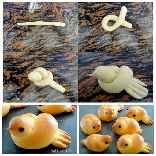 sweetxdessert's tweet photo. bird bread rolls https://t.co/TV8axiHEP7