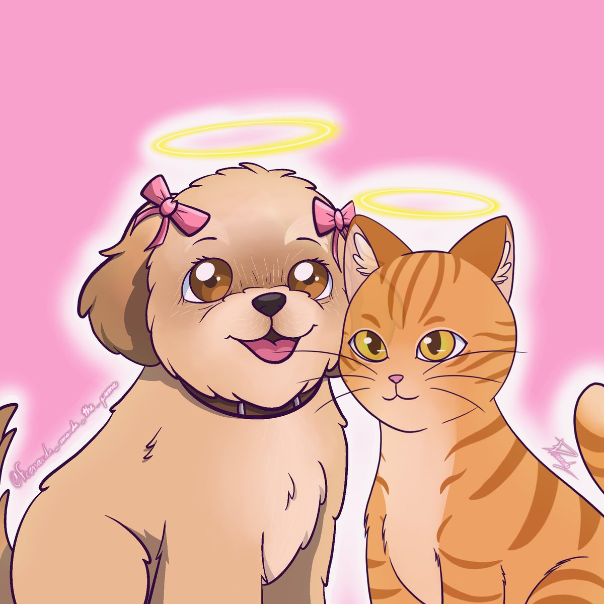 AmandaThePuma's tweet photo. 🕊️🐶Bola &amp; Oliver🐱🪽
Mini comic en su memoria 

#mascotas #pets #minicomic #drawing #myangels #dog #cat #comic https://t.co/XApJlvugdd